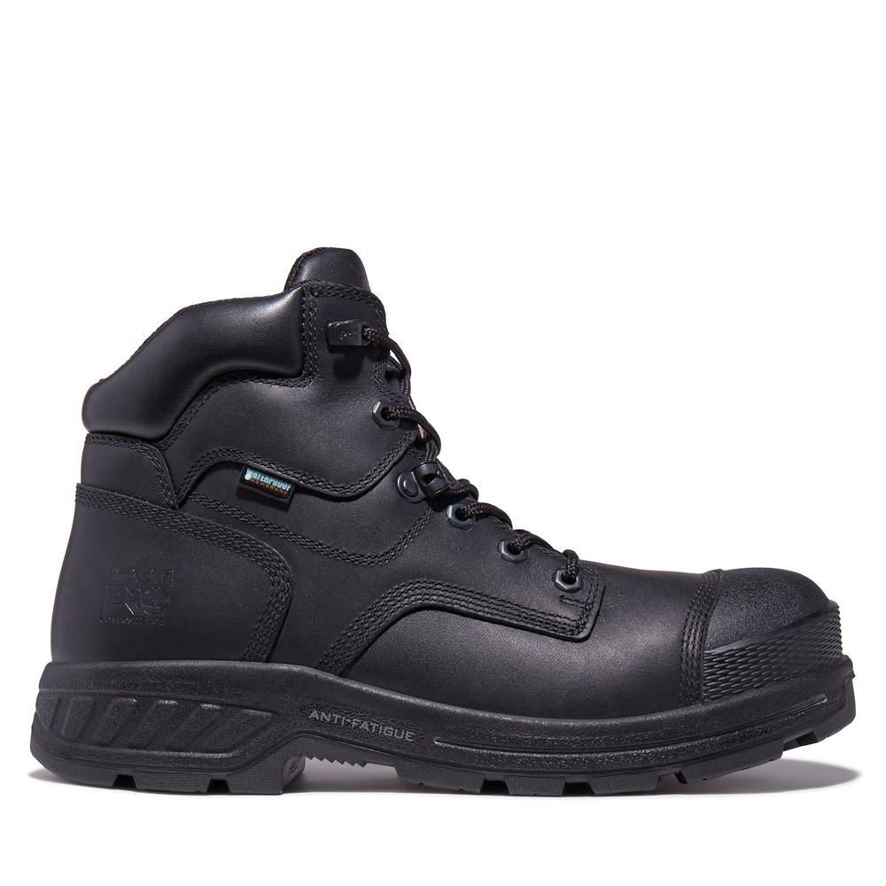 Timberland Mens Work Boots PRO® Endurance HD 6" Comp Toe - Black - India VT1526934